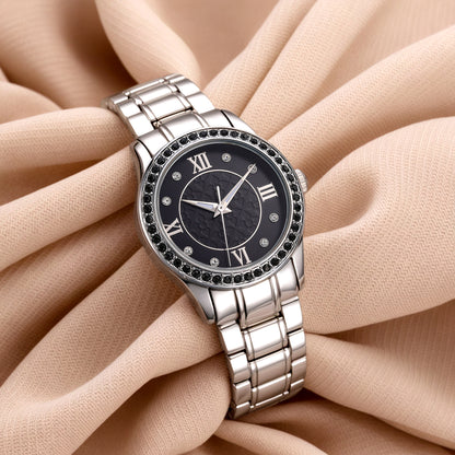 Women's Skeleton Automatic Watch – Elegant Diamond Dial, Waterproof & Luminous