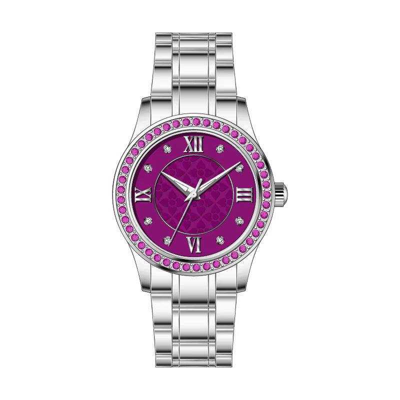 Women's Skeleton Automatic Watch – Elegant Diamond Dial, Waterproof & Luminous