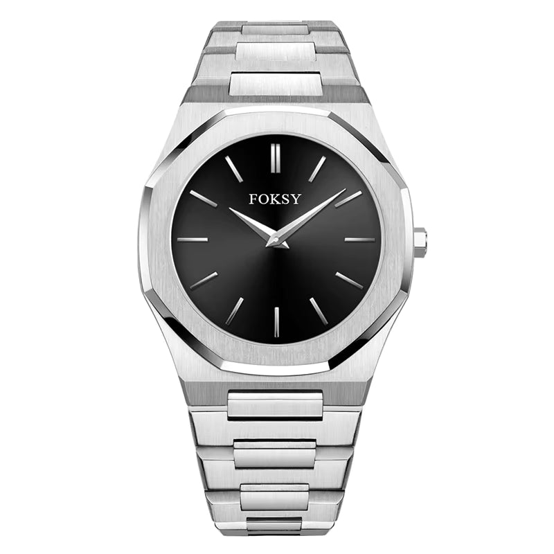 Men’s Luxury Quartz Watch – Green Plated Stainless Steel